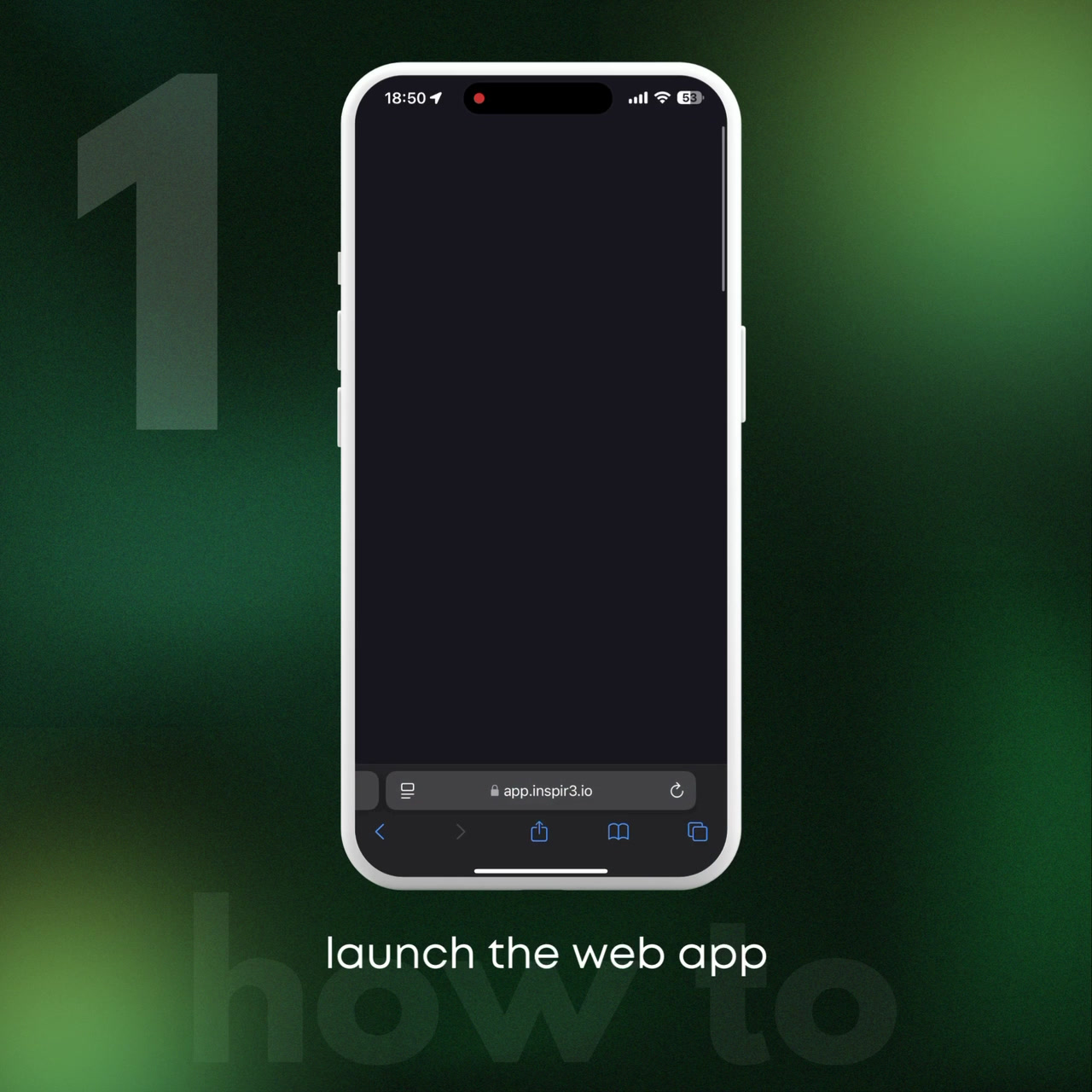 1. launch the web app